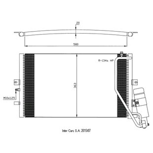 Kondensator, Klimaanlage NRF 35558