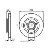 Bremsscheibe BOSCH 0 986 478 574 hinten, belüftet, hochkarbonisiert, 1 Stück