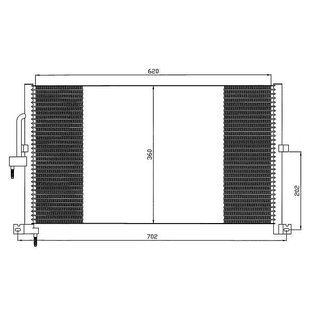 Kondensator, Klimaanlage NRF 35603