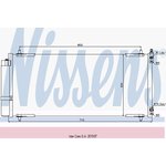 Condensator, airconditioning NISSENS 94830
