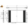 Kondensator, Klimaanlage EASY FIT NRF 350044