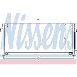 Kondensator, Klimaanlage NISSENS 94507