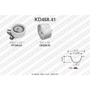 Zahnriemensatz SNR KD458.41