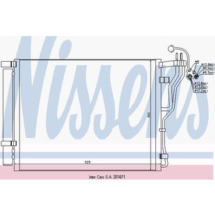 Kondensator, Klimaanlage NISSENS 940273